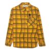 Camisa amarilla a cuadros para hombre de Off-White