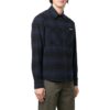 Camisa azul de franela a cuadros con flechas Off-White para hombre