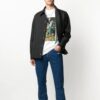 Camisa cargo negra con logo en la espalda para hombre de Off-White
