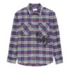 CAMISA DE FRANELA A CUADROS AZUL C/O VIRGIL ABLOH OW