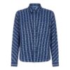 Camisa de franela a cuadros azul para hombre Off-White