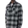 Camisa de franela a cuadros con flechas
