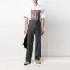 Camisa de manga corta con estampado de flechas de la colección SS21, versión blanca