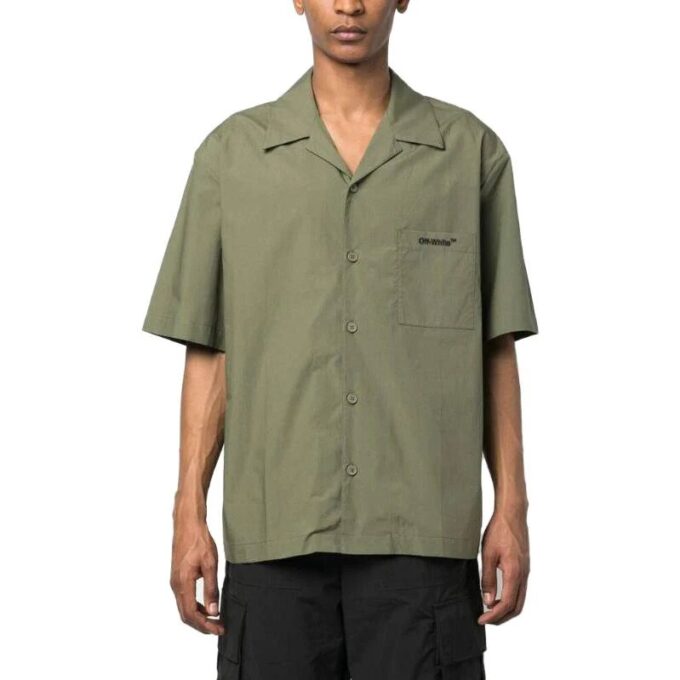 Camisa de manga corta con estampado de logotipo