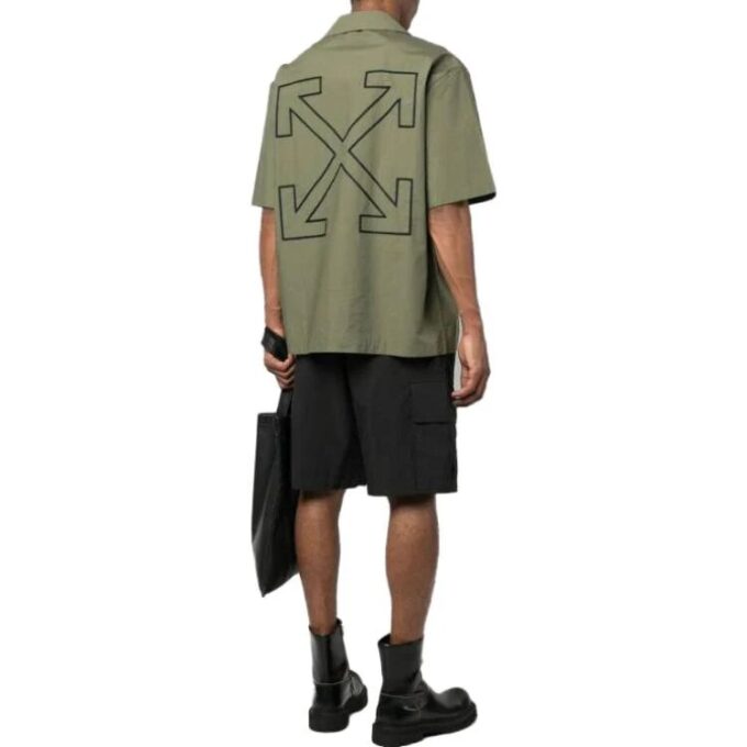 Camisa de manga corta con estampado de logotipo