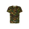 Camisa de manga corta con flechas de camuflaje verde