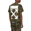 Camisa de manga corta con flechas de camuflaje verde