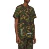 Camisa de manga corta con flechas de camuflaje verde