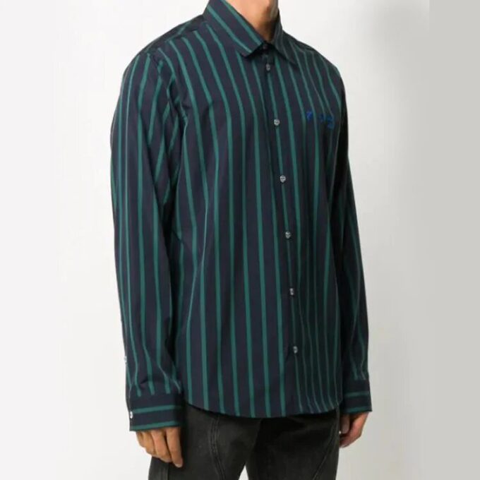 Camisa de manga larga a rayas