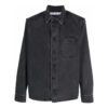 Camisa de manga larga con solapas Off-White para hombre, colección primavera-verano 2022, en Denim gris