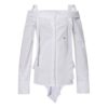 Camisa de manga larga Off-White en blanco