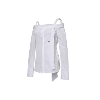 Camisa de manga larga Off-White en blanco