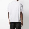 Camisa de pantalón corto con rayas informal SS21, versión en blanco