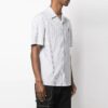 Camisa de pantalón corto con rayas informal SS21, versión en blanco