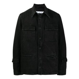 Camisa informal de manga larga de Off-White para hombre, colección Otoño-Invierno 2022, de color negro Denim