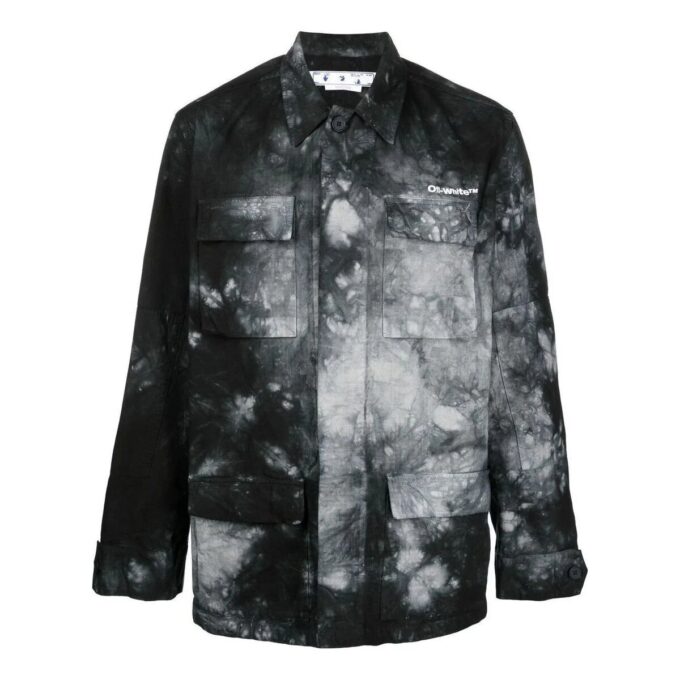 Camisa oversize Arrow Tie Dye «Negro»