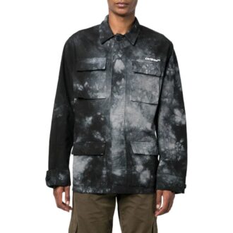 Camisa oversize Arrow Tie Dye «Negro»