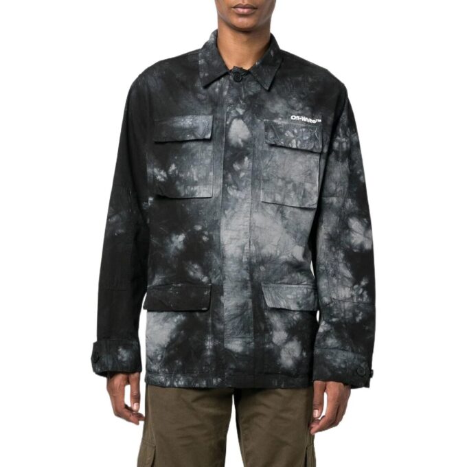 Camisa oversize Arrow Tie Dye «Negro»