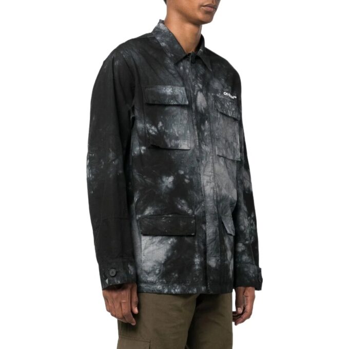 Camisa oversize Arrow Tie Dye «Negro»