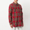 Camisas a cuadros Camisa de tartán para hombre Roja