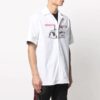 Camisas blancas con estampado del logotipo de Off-White para hombre, colección primavera-verano 2021