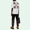 Camisas blancas de manga corta Off-White para hombre, colección primavera-verano 2021