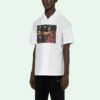 Camisas blancas de manga corta Off-White para hombre, colección primavera-verano 2021