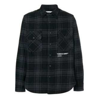 Camisas básicas holgadas de franela a cuadros, negro y gris