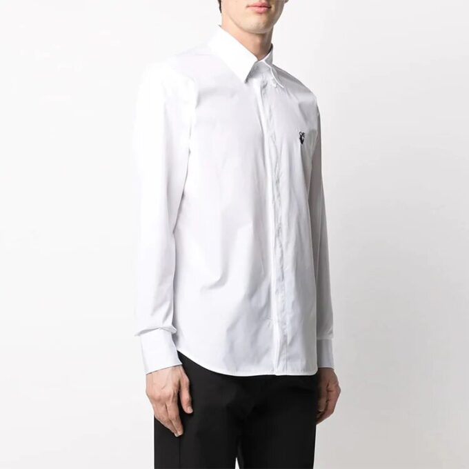 Camisas clásicas Hands Off «Blanco/Negro»