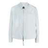 Camisas con cremallera y logotipo bordado «Azul»