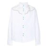 Camisas con estampado patchwork SS21, color blanco