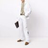 Camisas con estampado patchwork SS21, color blanco