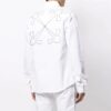 Camisas con estampado patchwork SS21, color blanco