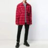 Camisas de algodón estampadas «Rojo Negro»