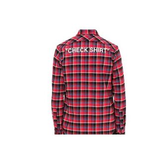 Camisas de cuadros multicolor para hombre de c/o Virgil Abloh