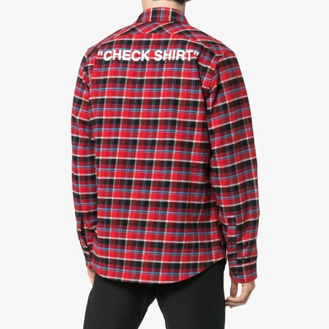 Camisas de cuadros multicolor para hombre de c/o Virgil Abloh
