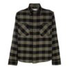 Camisas de franela a cuadros FW21 Arrow, manga larga, corte holgado, amarilla