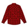 Camisas de franela a cuadros para hombre de Virgil Abloh, color rojo