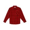 Camisas de franela a cuadros para hombre de Virgil Abloh, color rojo