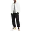 Camisas de hombre Off-White FW22 de corte holgado en Denim con estampado en la espalda, de un solo botonero, color blanco