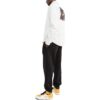 Camisas de hombre Off-White FW22 de corte holgado en Denim con estampado en la espalda, de un solo botonero, color blanco
