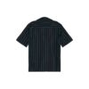Camisas de manga corta a rayas con cuello cubano para hombre, colección Otoño-Invierno 2020