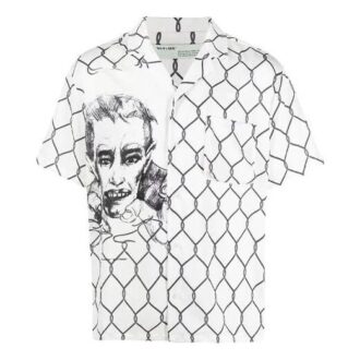 Camisas de manga corta estampadas, versión blanca Camisas de manga corta estampadas, versión blanca