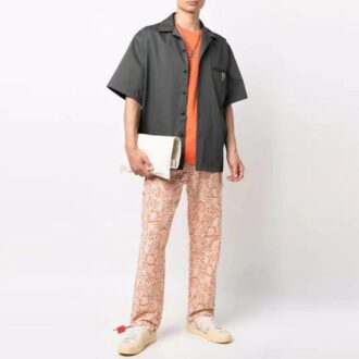 Camisas de manga corta y corte holgado para hombre Off-White FW21 Camisas de manga corta y corte holgado para hombre Off-White FW21