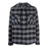 Camisas de manga larga a cuadros de franela con cruz de flechas para hombre Off-White, color negro