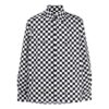 Camisas de manga larga a cuadros Off-White para hombre, colección Otoño-Invierno 2022, versión en blanco y negro