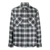 Camisas de manga larga a cuadros SS21 Negra