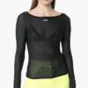 Camisas de manga larga con apliques y eslogan Off-White SS20, color negro