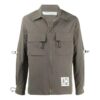 Camisas de manga larga con bolsillos cargo SS21, gris