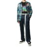 Camisas de manga larga con estampado de Arrows FW20 para hombre, verde